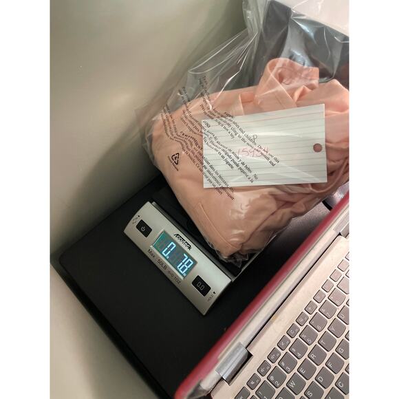 Talbots knit tee shirt t-shirt tunic peach orange plus size xxl 2x roll tab slee - Picture 16 of 16